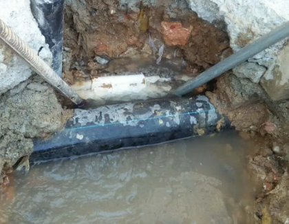 申扎测漏水之水管漏水